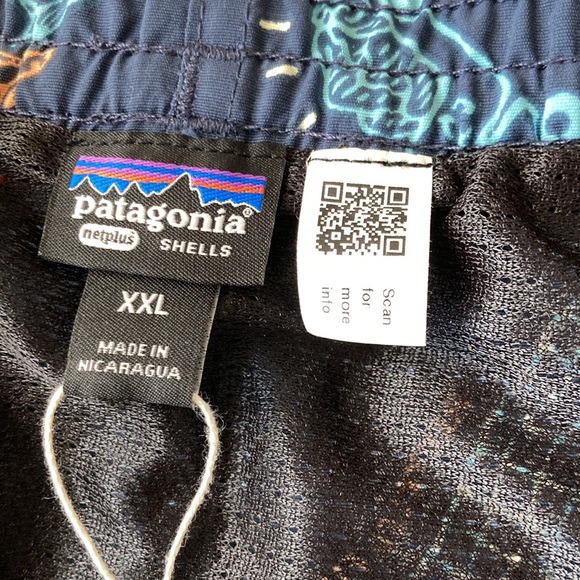 NWT Patagonia “Baggies Longs” environmentally, conscious  swim trunks - Picture 4 of 12